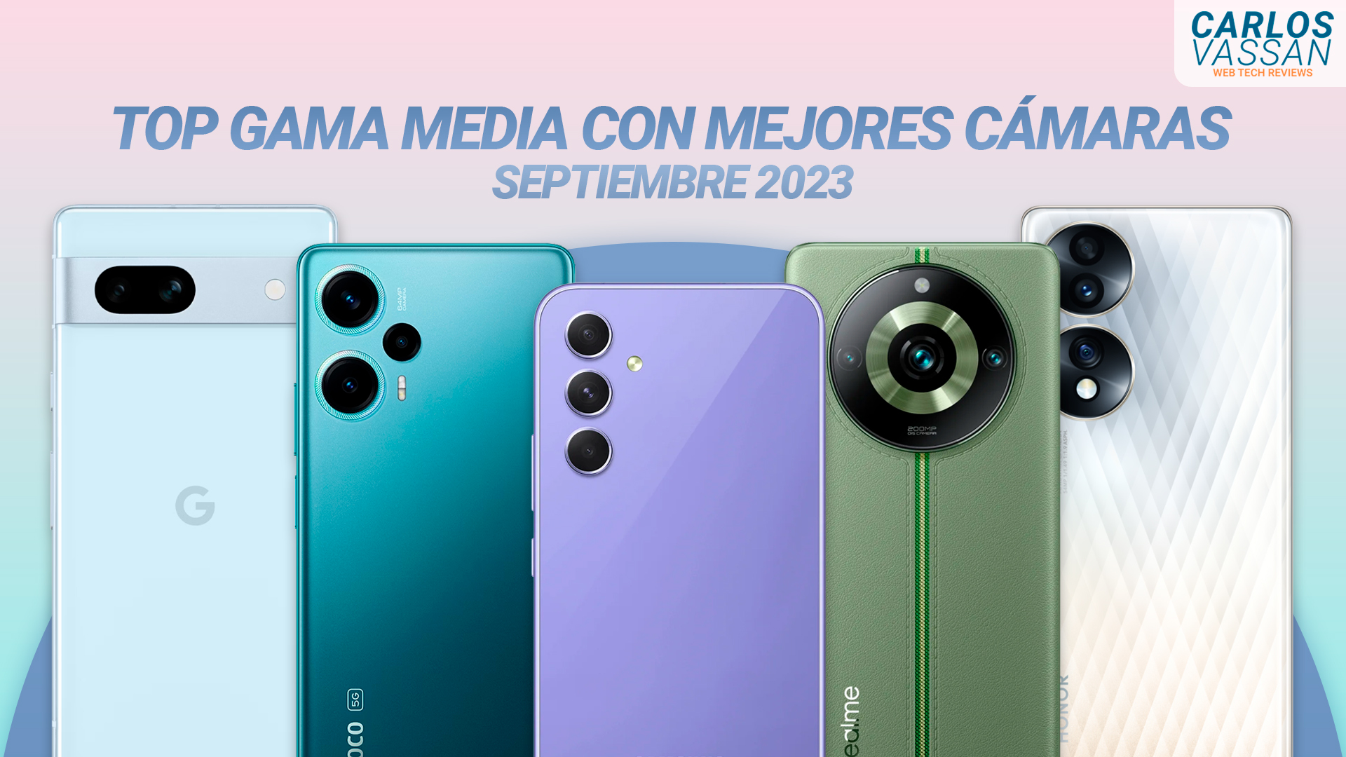 Conoce aquí los smartphones con mejor cámara del 2023