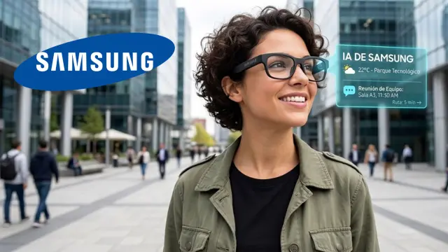 Samsung Galaxy Glasses lanzamiento diseño lentes IA