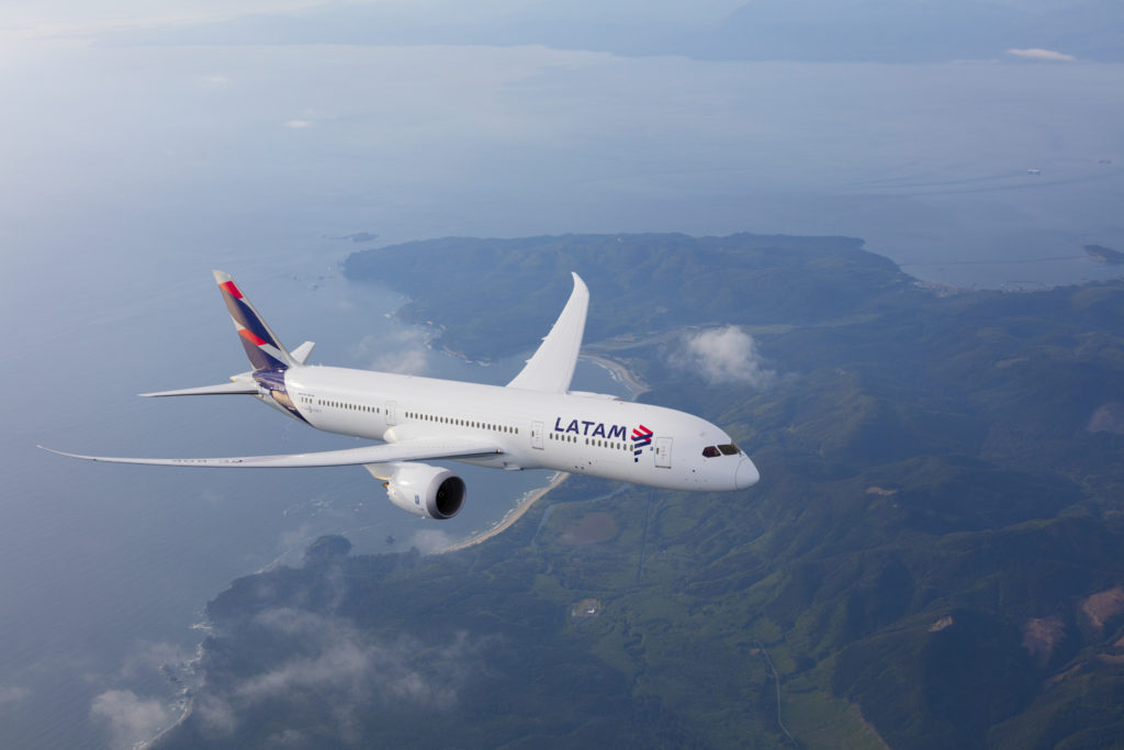 LATAM WiFi Boeing 787-9 vuelos largos
