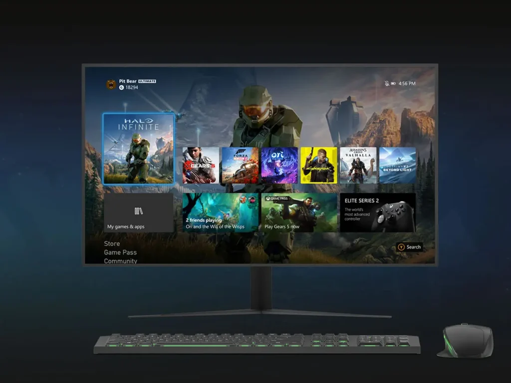modo xbox pantalla completa interfaz xbox en windows