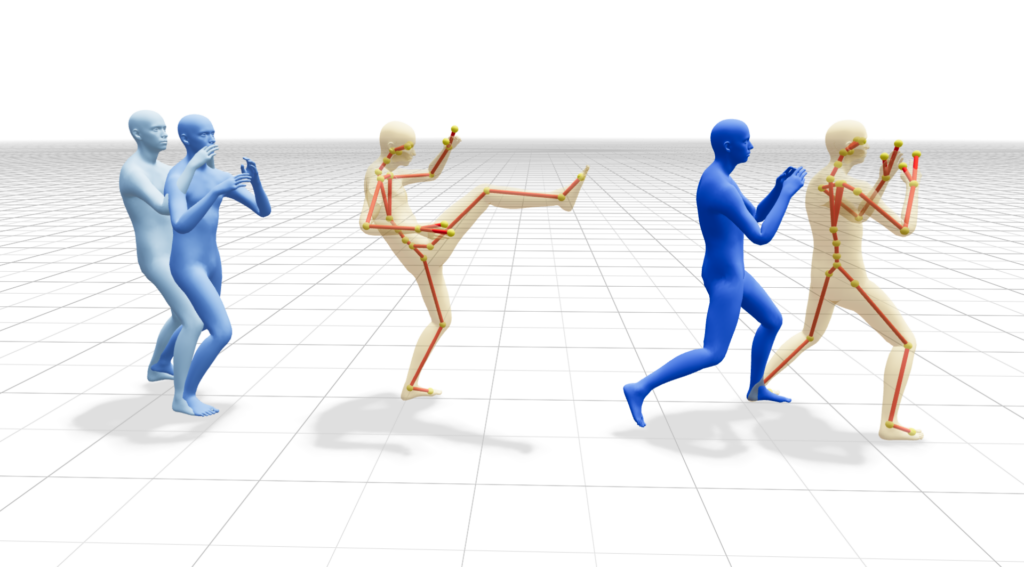 IA NVIDIA movimiento humano