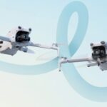 Drone DJI Lito X1 en pleno vuelo estacionario.