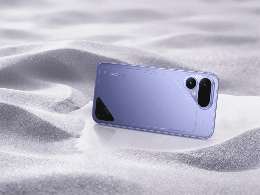 Smartphone TECNO con pantalla AMOLED curva y 144 Hz