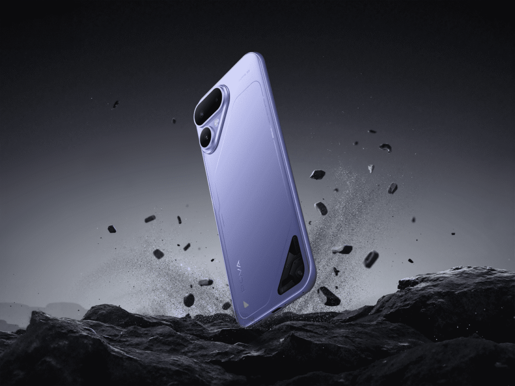 TECNO POVA Curve 2 5G con batería de 8000 mAh y diseño delgado