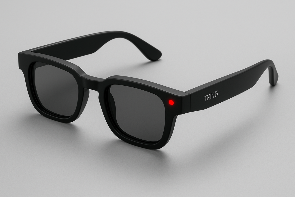Nothing AI smart glasses con cámaras y micrófonos integrados en montura