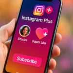 Interfaz de Instagram Plus mostrando historias de 48 horas