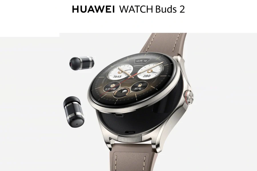 Huawei Watch Buds 2 diseño con auriculares integrados