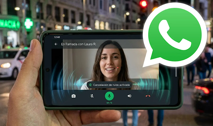 WhatsApp mejorando audio en llamadas con cancelación de ruido