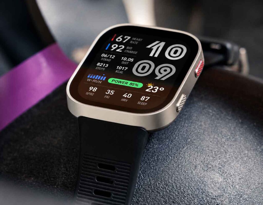 Amazfit añade gráficos BioCharge