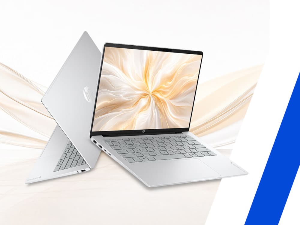 Nueva laptop HP ultradelgada con pantalla OLED y diseño premium