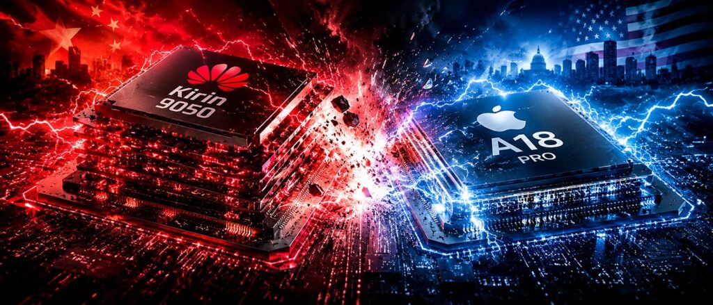 Huawei Kirin 9050 con tecnología de apilado 3D