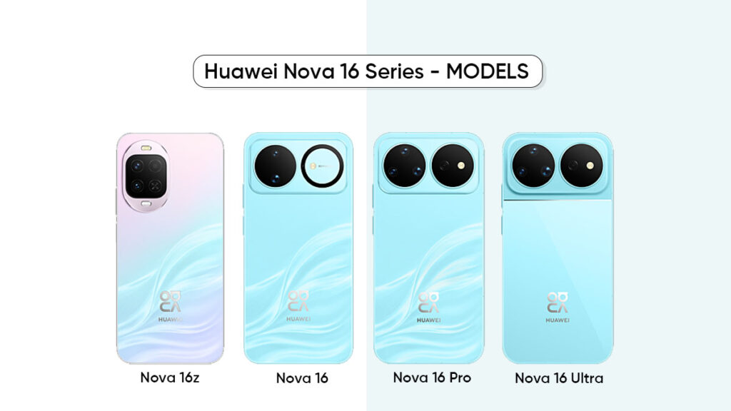 Serie Huawei Nova 16 con nuevo módulo de cámaras traseras