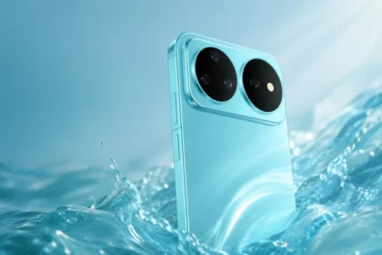 Huawei Nova 16 Pro mostrando nuevo diseño en color azul