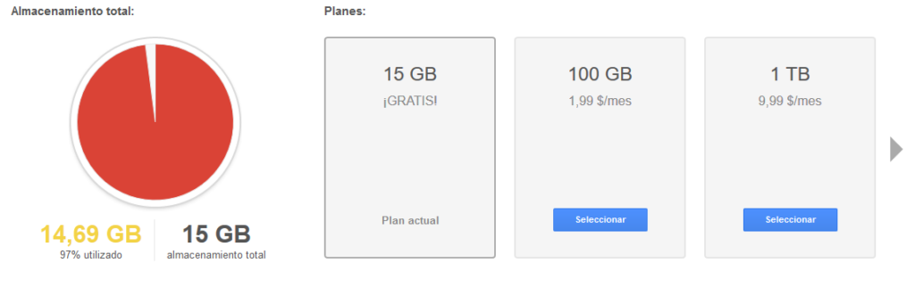 Google pediría teléfono para más almacenamiento