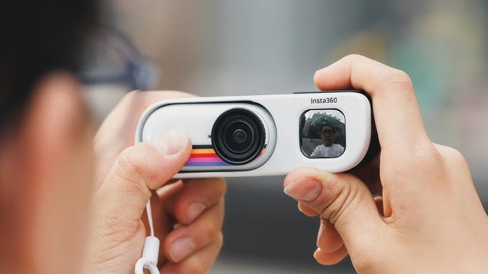 Insta360 cámara retro diseño vintage