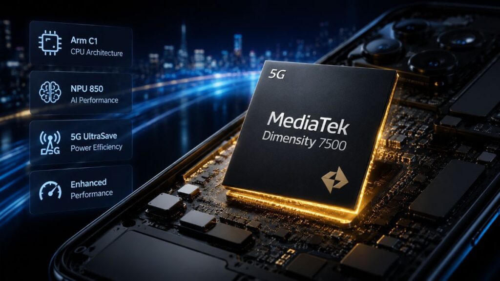 MediaTek Dimensity 7500 presentado oficialmente