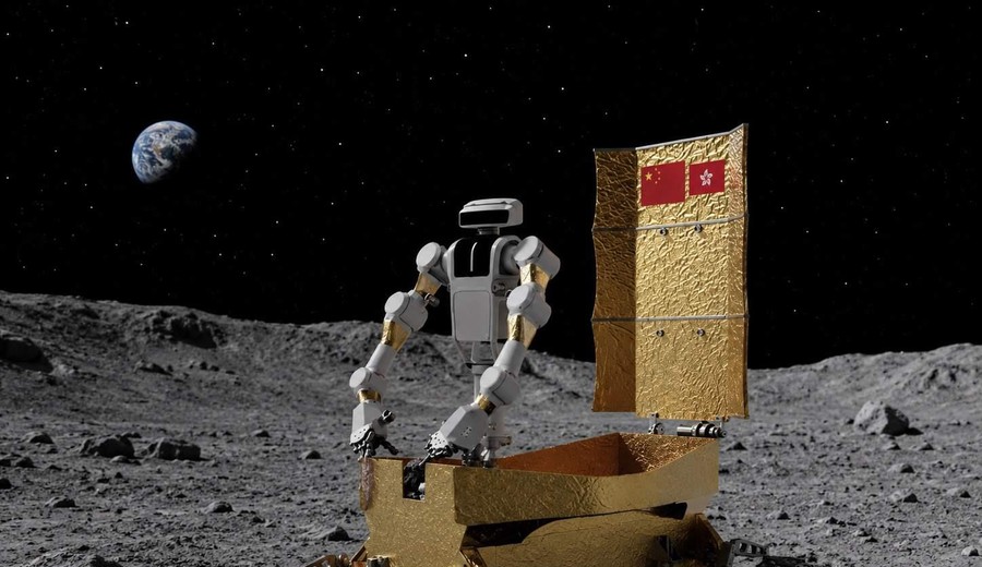 China presenta robot humanoide para la Luna