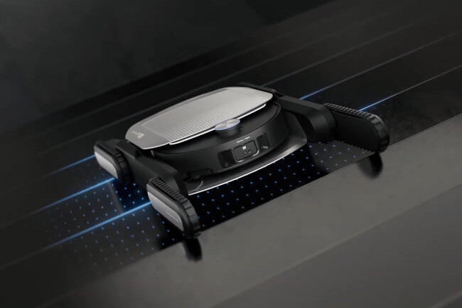 Robot aspirador Dreame subiendo escaleras automáticamente