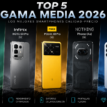 mejores celulares gama media 2026