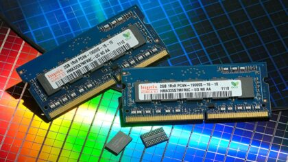 Chips de memoria DRAM y NAND Flash