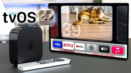 Apple presenta novedades de tvOS 27