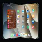 Concepto visual del teléfono iPhone Ultra junto a los modelos iPhone 18 Pro.