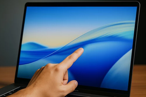 Rumores del primer MacBook con pantalla táctil