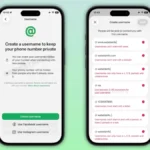 Captura de pantalla de un chat de WhatsApp Business donde solo se muestra el identificador de la empresa.