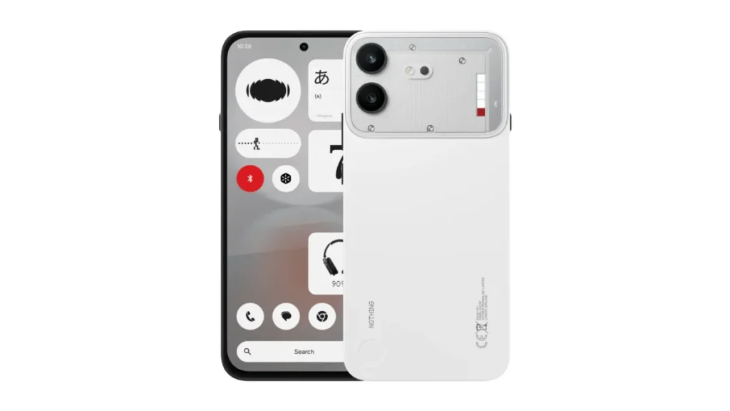 Diseño transparente del Nothing Phone 4b