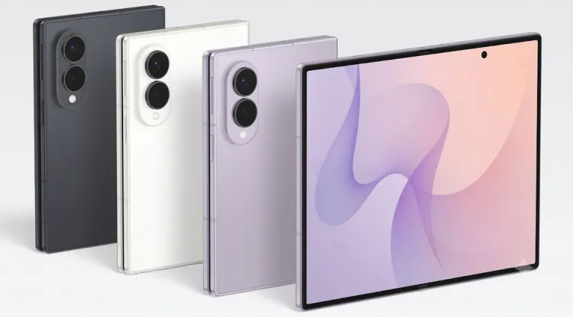 Galaxy Z Fold8 con pantalla de 7.6 pulgadas