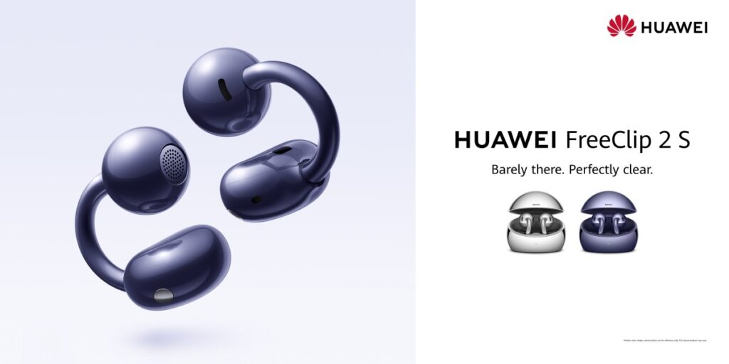 Nuevos audífonos Huawei FreeClip 2s en teaser