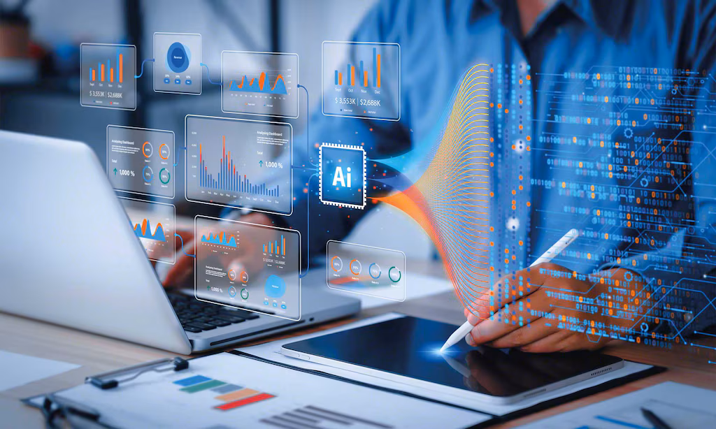 Empleados utilizando herramientas de inteligencia artificial