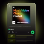 Spotify muestra videos musicales populares