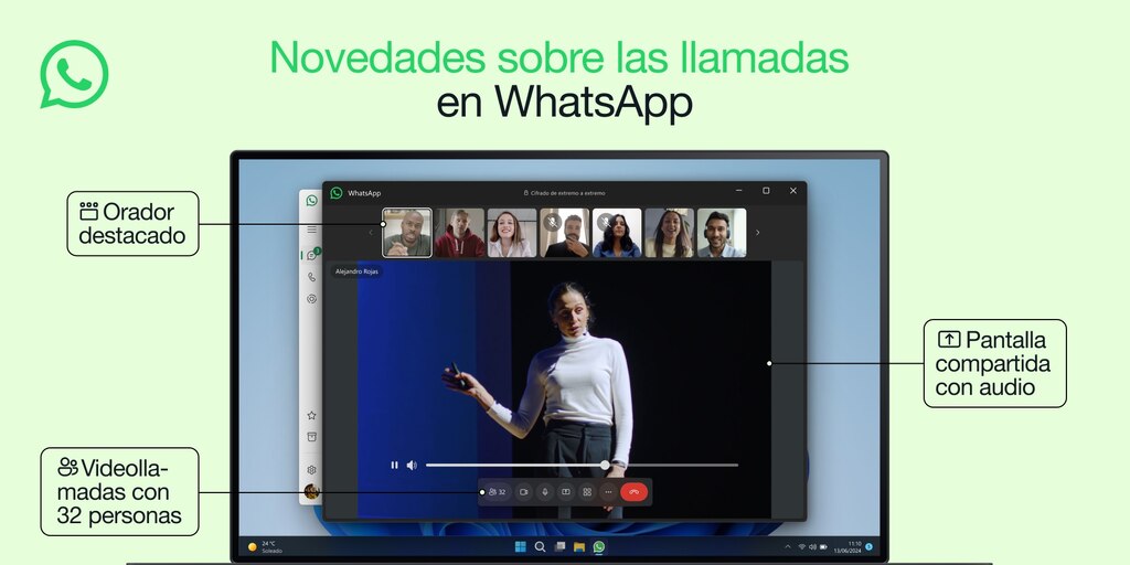 Videollamadas desde WhatsApp Web