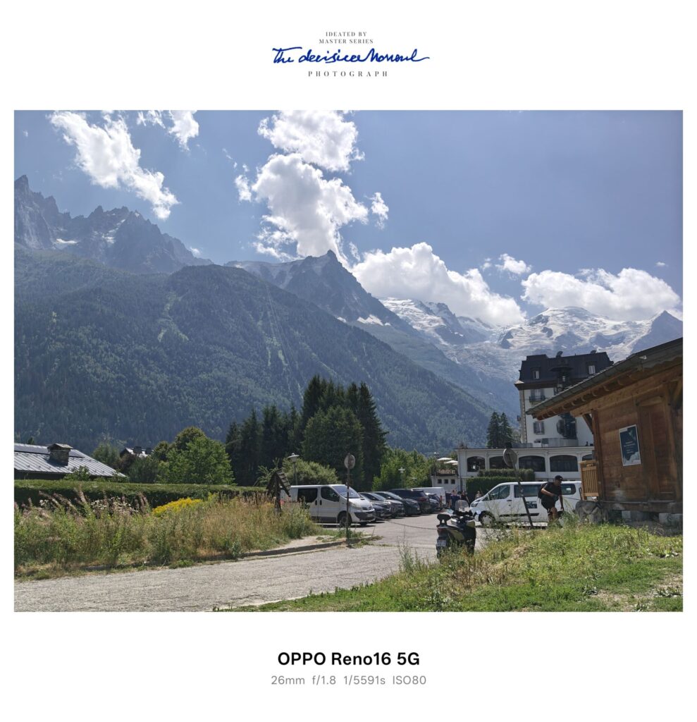 Paisajes de los Alpes franceses con OPPO Reno16Francia