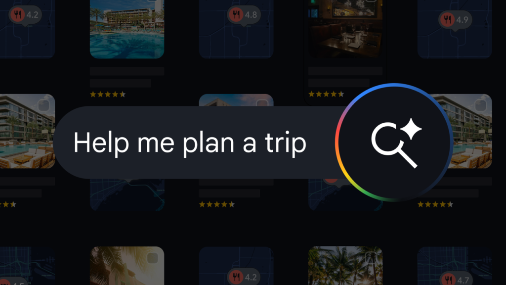 Google Search con inteligencia artificial para viajesGoogle Search con inteligencia artificial para viajes