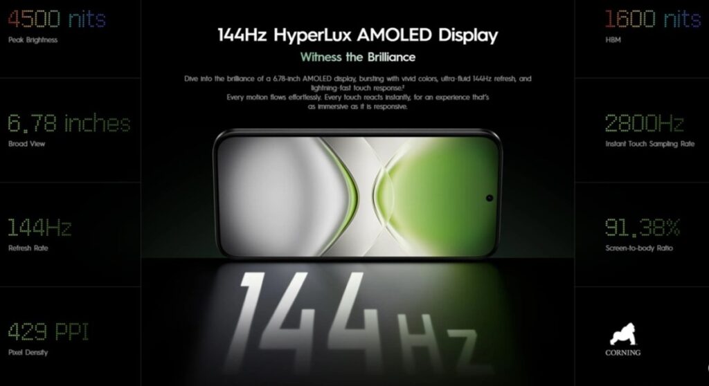 pantalla AMOLED a 144 Hz