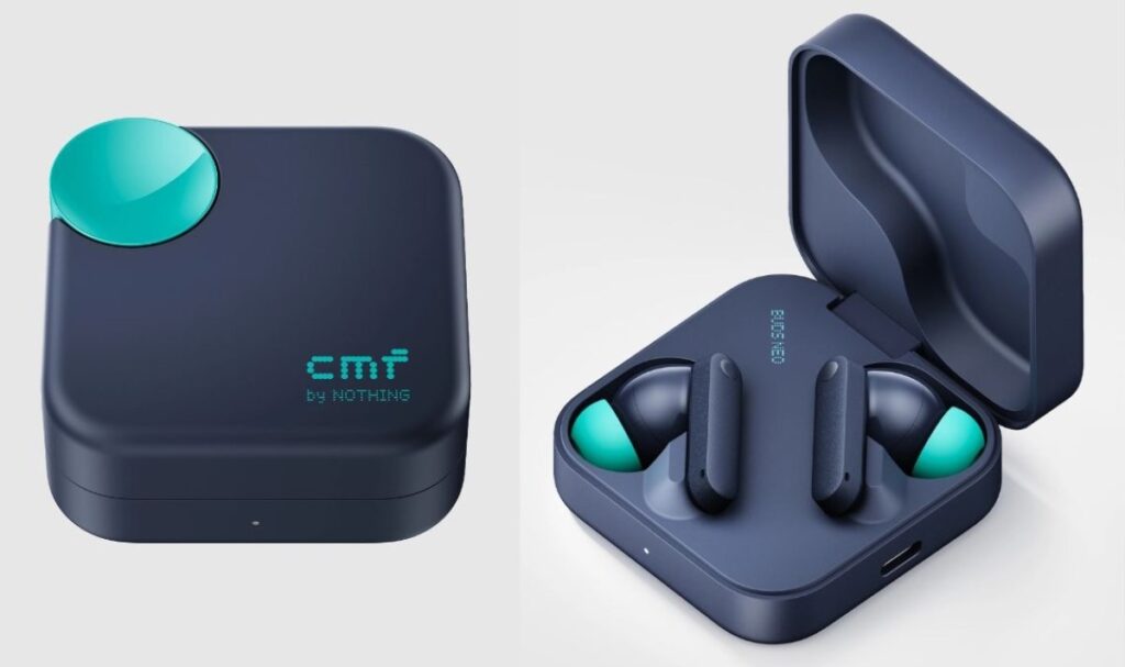 Colores negro azul blanco CMF Buds Neo