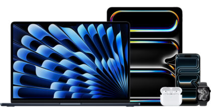 Tabla con los nuevos valores de intercambio del programa Apple Trade In para iPhone y Mac