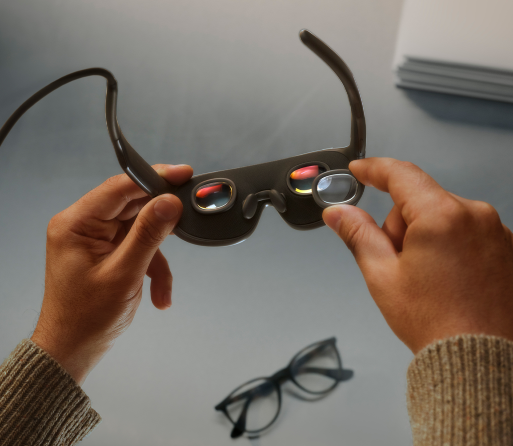 Meta VR Glasses con tecnología de hologramas para videollamadas