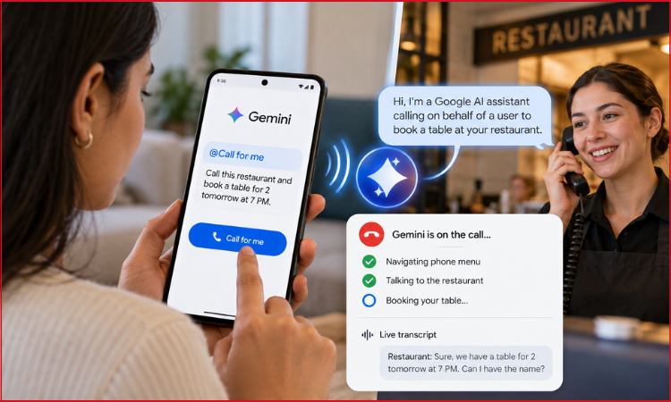 Gemini Call for Me realiza llamadas desde el Pixel 11