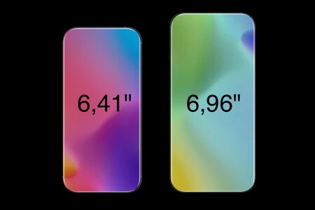 Comparación tamaños iPhone 18 Pro y 20 aniversario