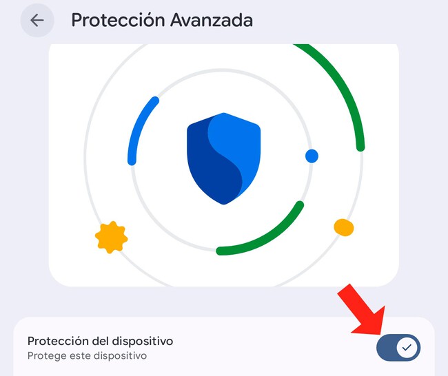 Google Protección Avanzada Android
