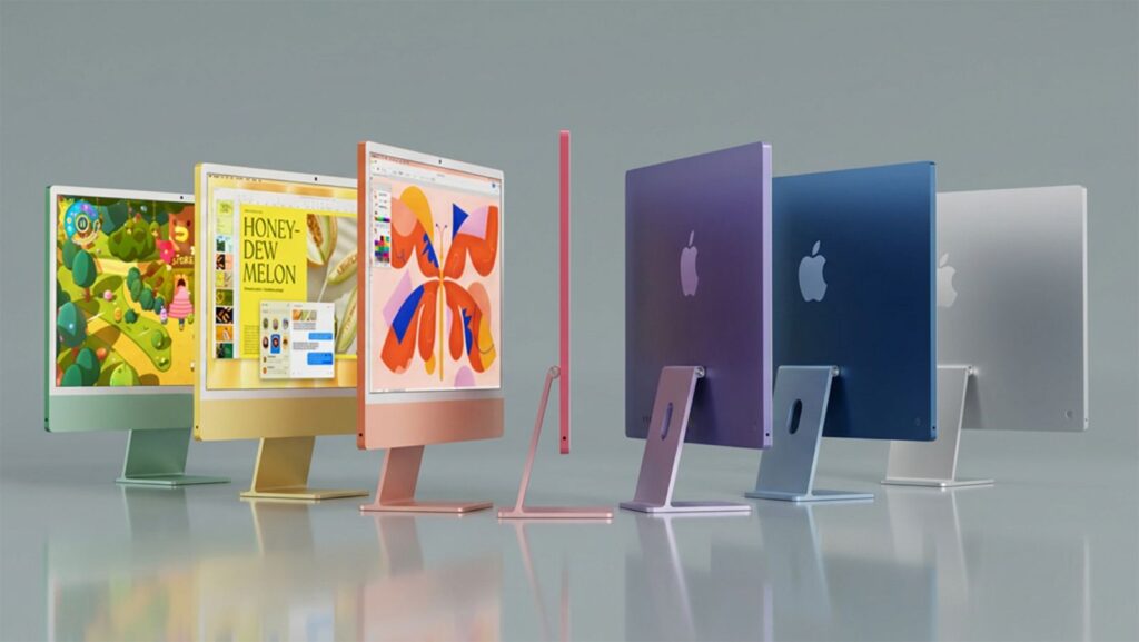Nueva iMac M6 con pantalla Retina 4.5K de 24 pulgadas.