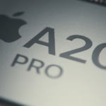 Especificaciones técnicas del procesador Apple A20 Pro y su GPU integrada de siete núcleos.