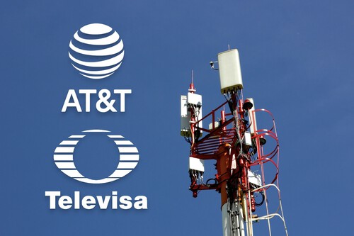 Logotipo de AT&T, empresa que saldría del mercado mexicano tras más de una década
