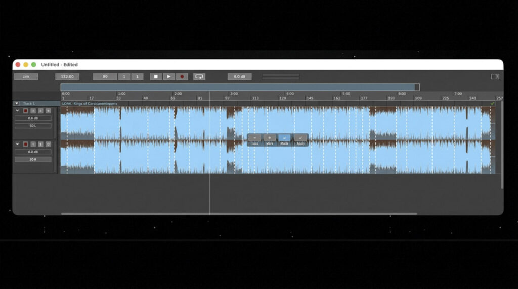 Audionaut interfaz editor audio multipista