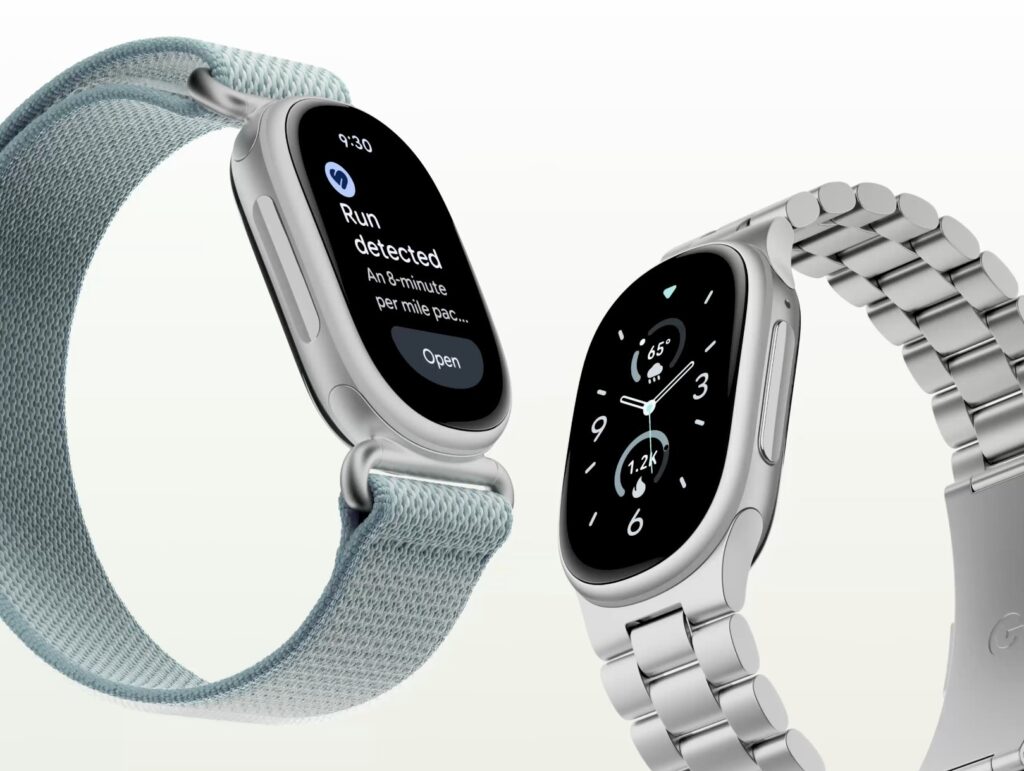 Pantalla AMOLED de 1.34 pulgadas de la pulsera Google Fitbit Edge.