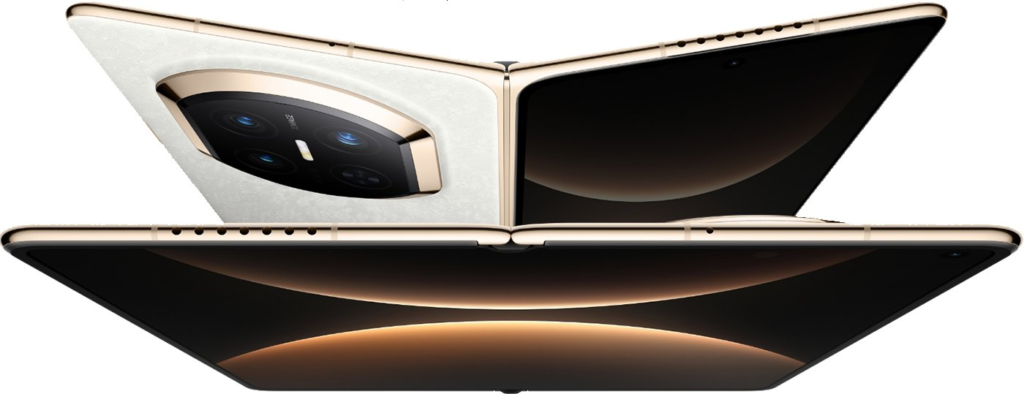 Posible diseño del Huawei Mate X8 con pantalla exterior de 6.5 pulgadas.