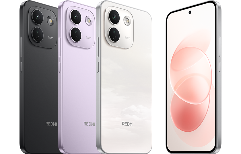 Diseño frontal y trasero del Xiaomi Redmi Note 17 Pro Max 5G.